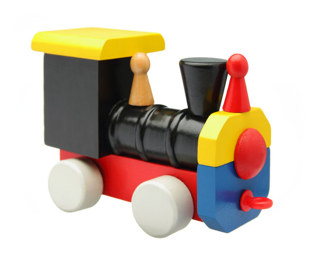 色彩鲜艳的玩具火车图片下载