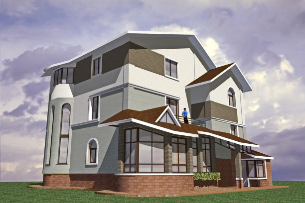 体积模型小屋图片下载