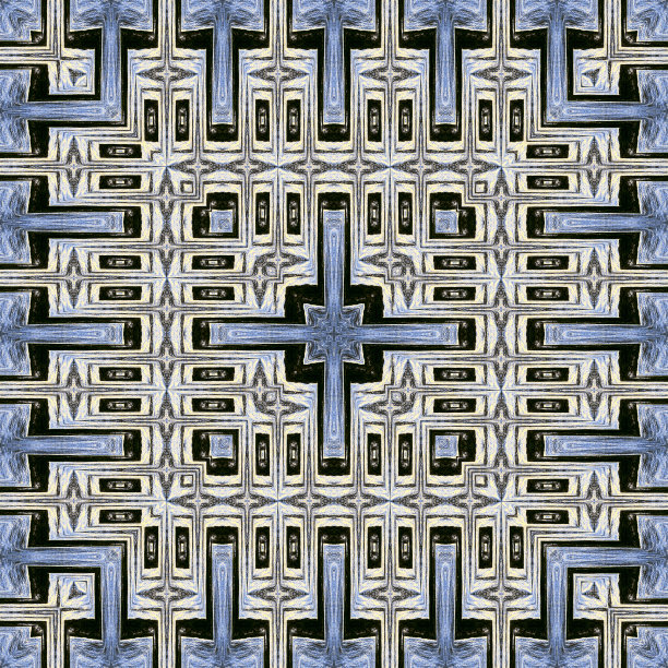 无缝万花筒墙纸瓷砖图片下载