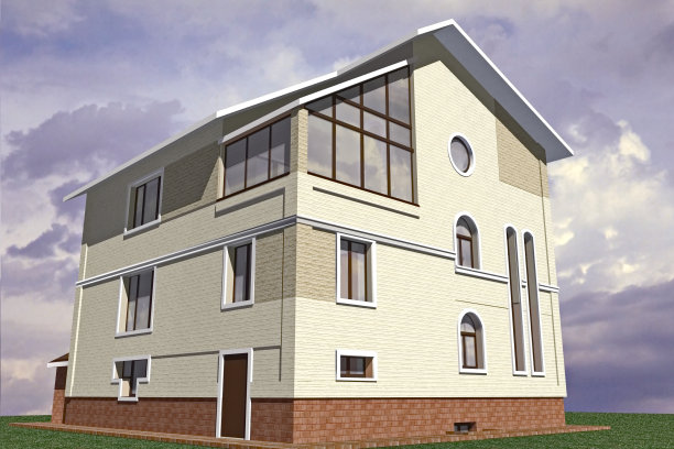 体积模型小屋图片下载