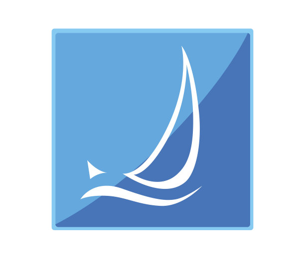 帆船图标设计素材图片