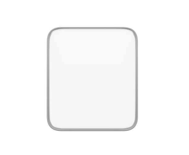 空白的3d方形按钮图标透明的白色背景图片下载