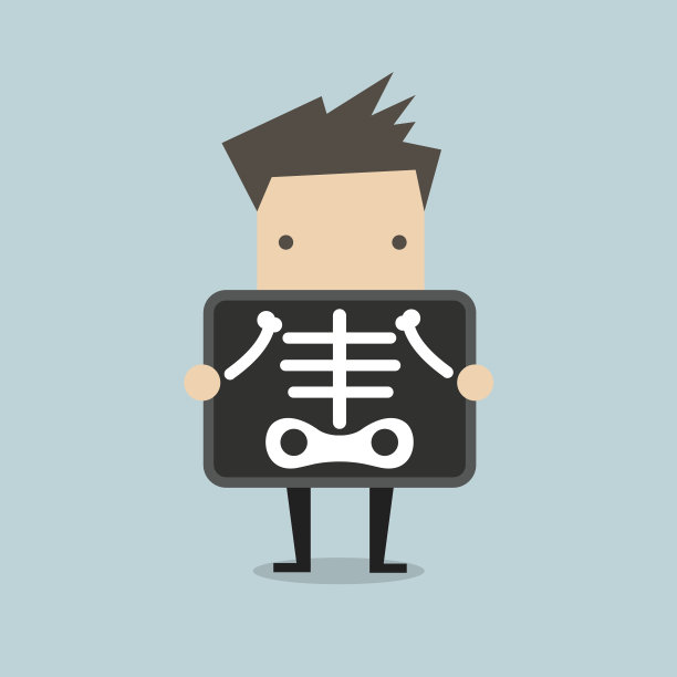 商人正在进行x光检查矢量图片下载