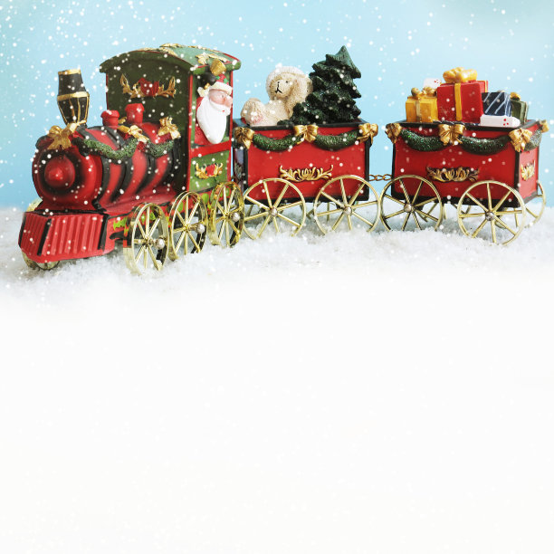 圣诞火车图片下载