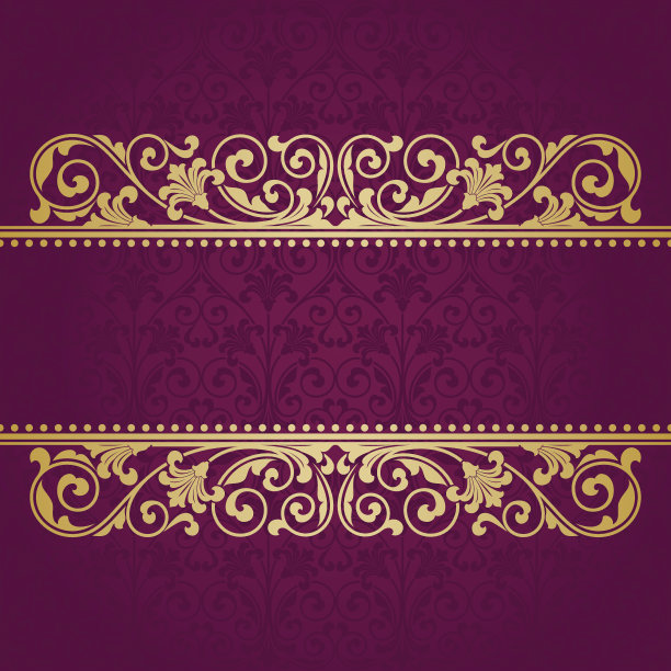 花图案的请柬图片下载