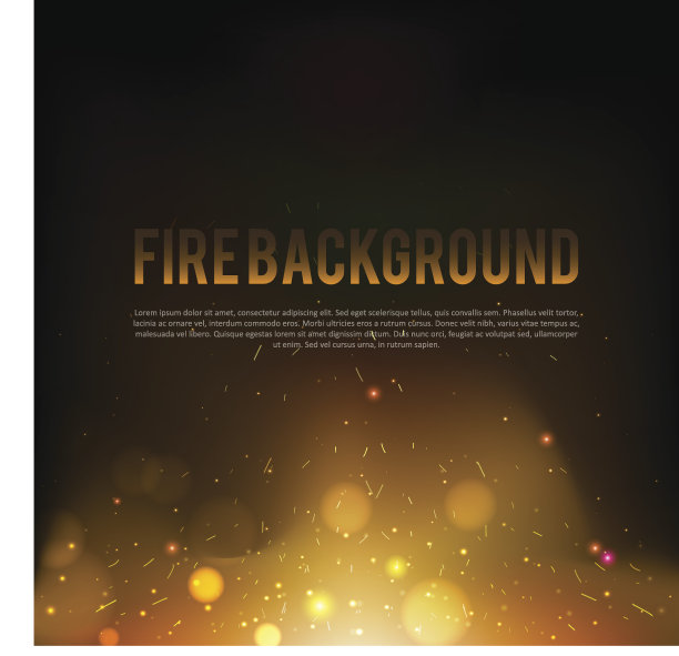 抽象红色火背景eps 10变暗图片下载