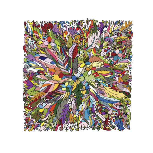 热带花卉框架为您的设计图片下载