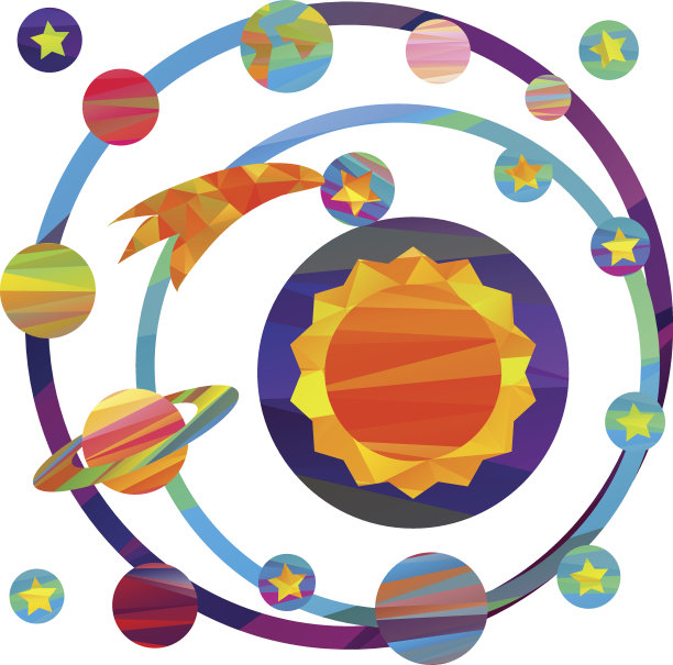 行星的矢量图像图片下载