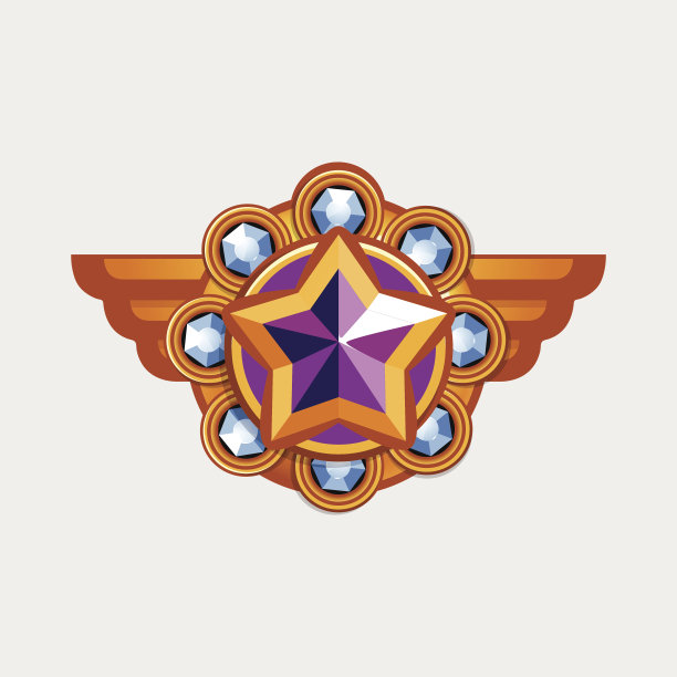 向量奖章图片下载