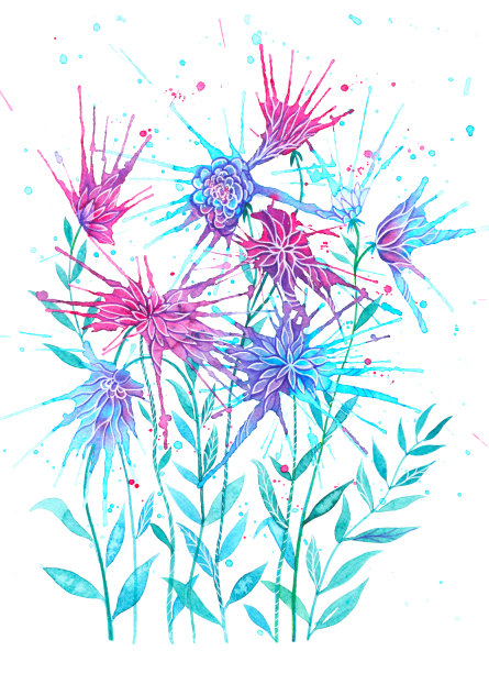 抽象的花朵图片下载