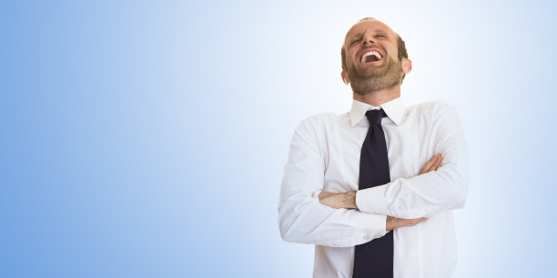 笑的商人图片下载