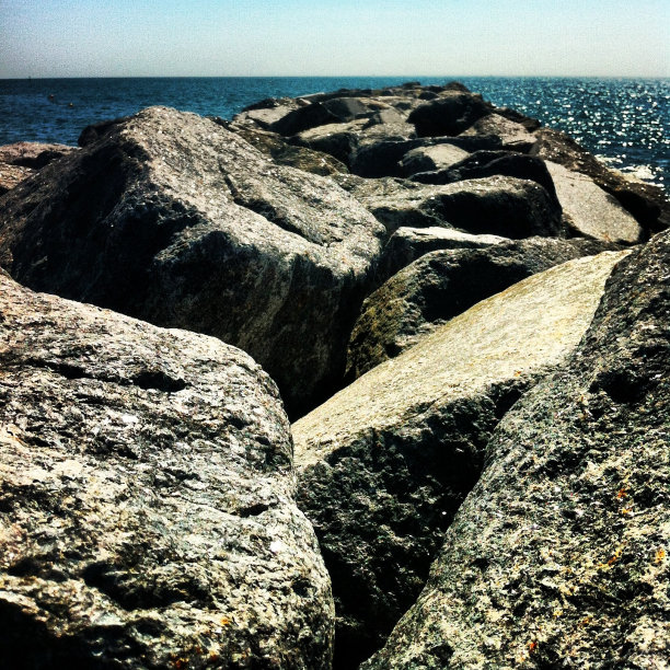 通往大海的道路图片下载