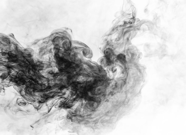 黑烟的运动。图片下载