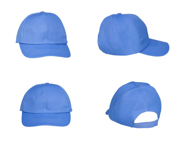 蓝帽子孤立在白色背景图片下载