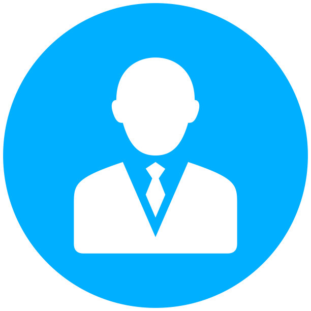 商人图标上的圆形按钮。-轮系列图片下载