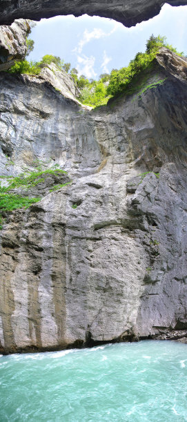 峡谷峡谷。瑞士图片下载
