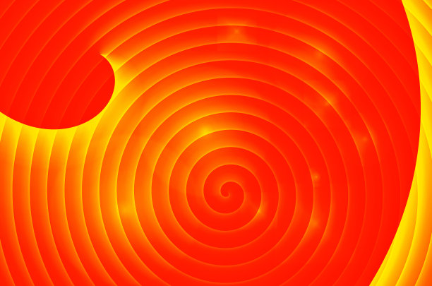 摘要的黄色橙色螺旋图片下载