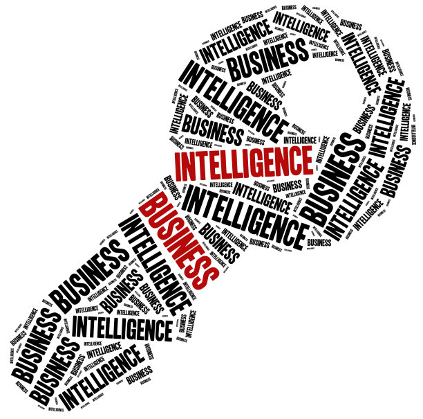 商业智能的概念。图片下载