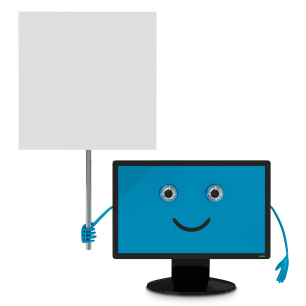 电脑显示器字符图片下载