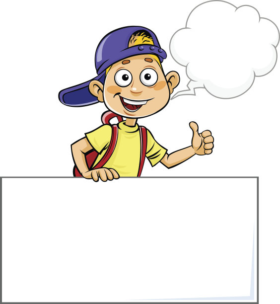 有语言泡泡的孩子图片下载