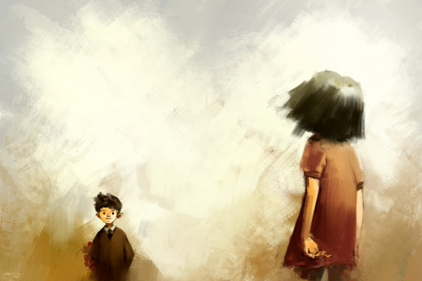 浪漫插画素材ID：125083888