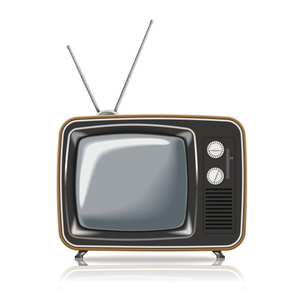 向量复古的电视图片下载