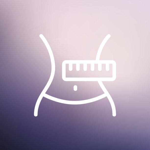 用卷尺瘦腹的图标图片下载