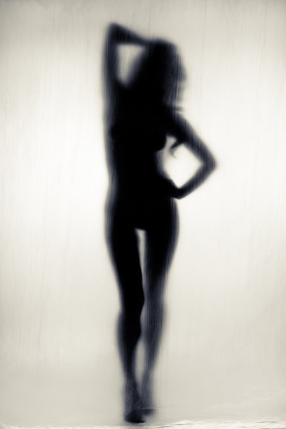 一个女人的剪影图片下载