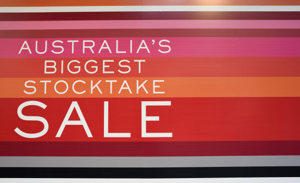 澳大利亚最大的标牌库存销售图片下载