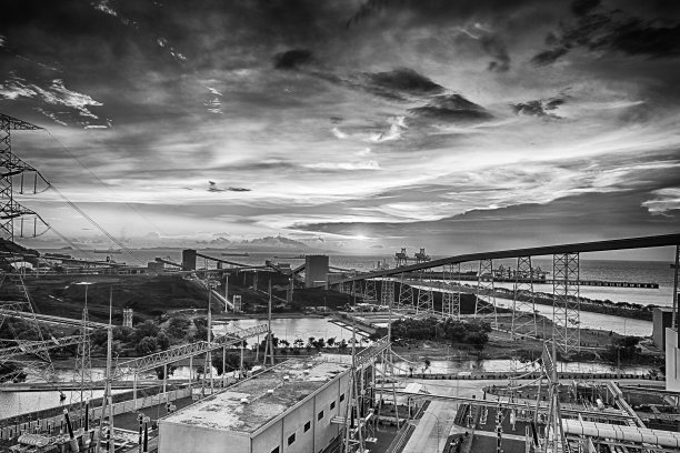 煤炭堆场图片下载