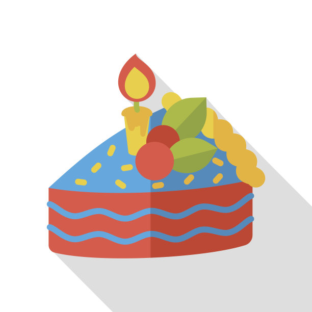 蛋糕平图标图片下载