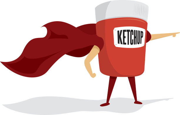 番茄酱罐里的超级英雄图片下载