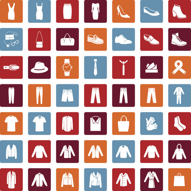 向量集49衣服图标图片下载