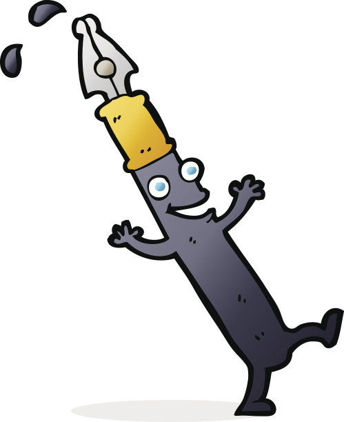 卡通笔字符图片下载