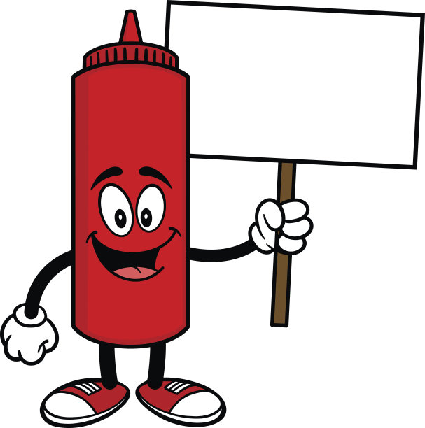 带标志的番茄酱图片下载