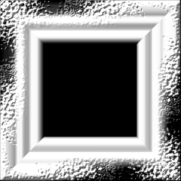 黑白方形框架背景图片下载