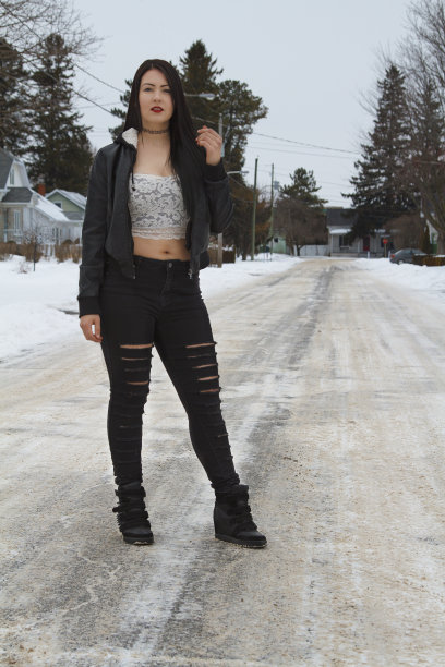 冬季时装模特图片下载