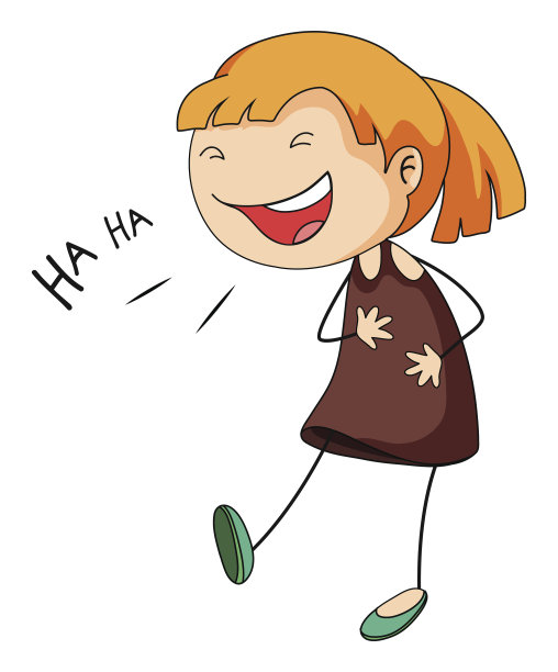 女孩笑了图片下载