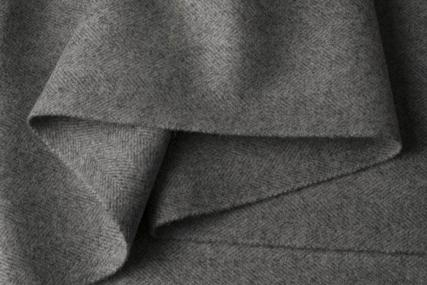 灰色羊毛织物，有图案的纺织品图片下载