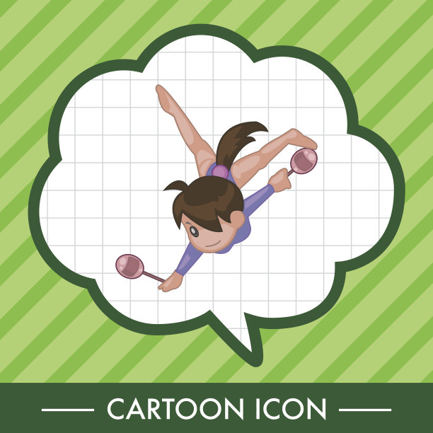 体操的主题元素图片下载