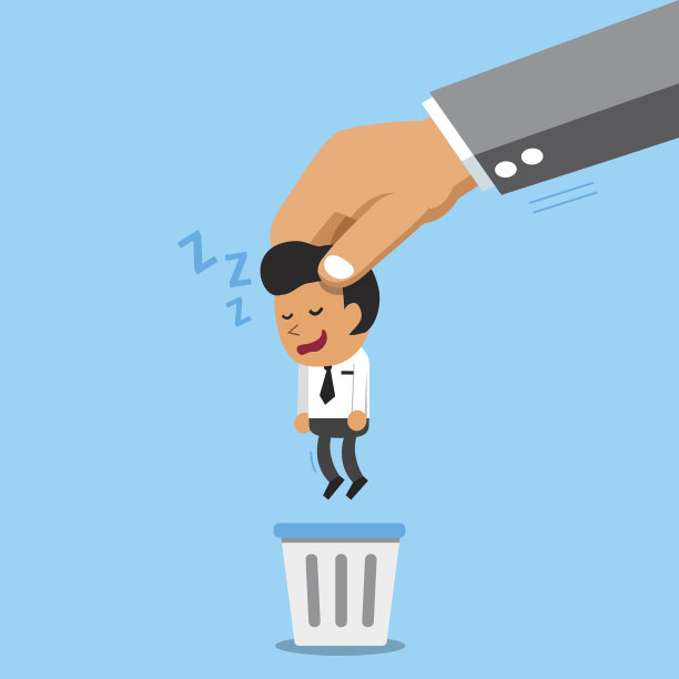 商界大腕将熟睡的商人扔进了垃圾桶图片下载