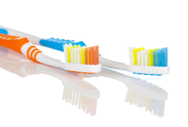 蓝橙牙刷图片下载