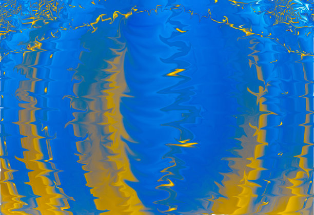 抽象的蓝色和金色之字形图片下载