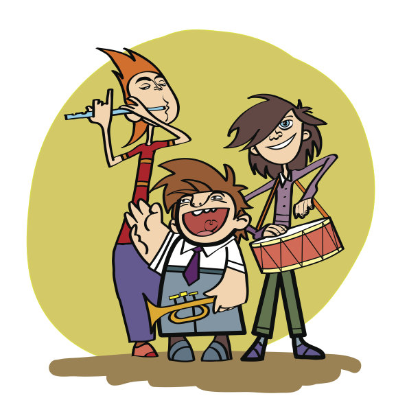 学校管弦乐队演奏乐器图片下载