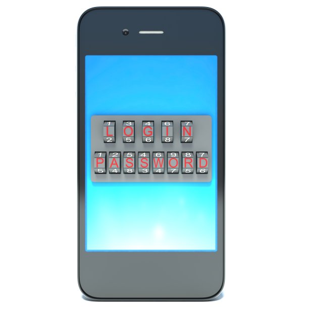 有安全密码锁系统的手机图片下载