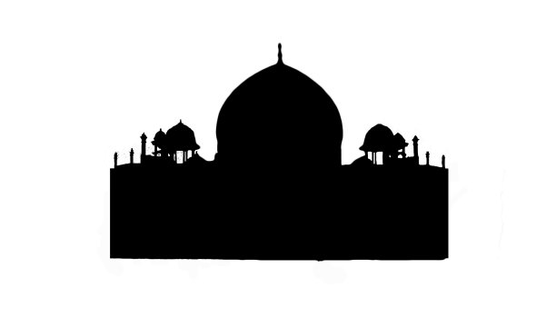 印度新德里的黑色胡马雍墓图片下载