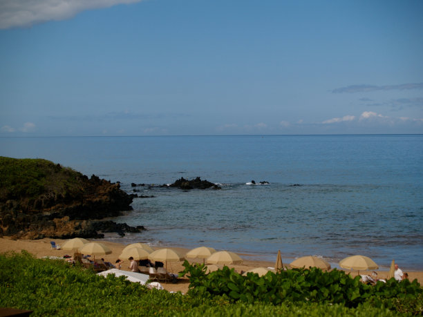 美丽的夏威夷海滩照片图片下载
