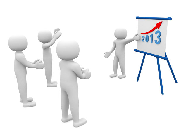 在演讲中与人会面图片下载