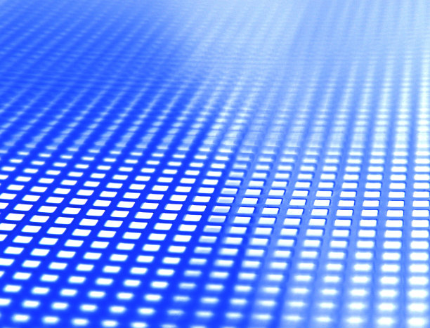 蓝色方块未来技术背景钢金属图案网格网图片下载