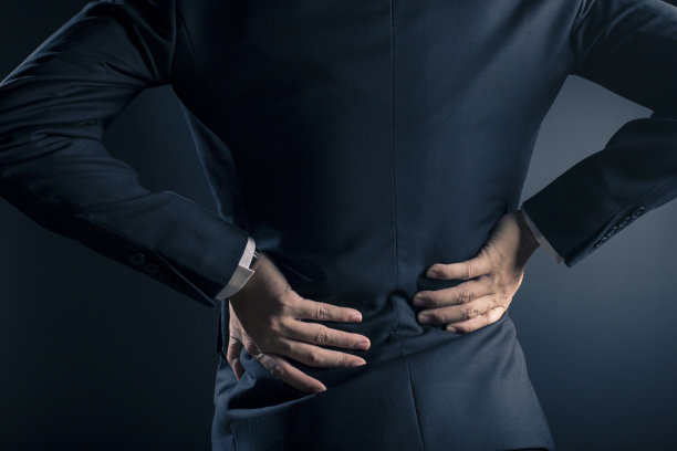 商人腰酸背痛图片下载